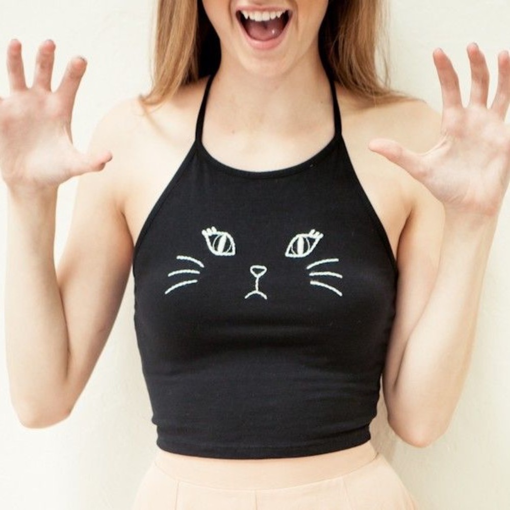 Brandy Melville Cat Halter Top